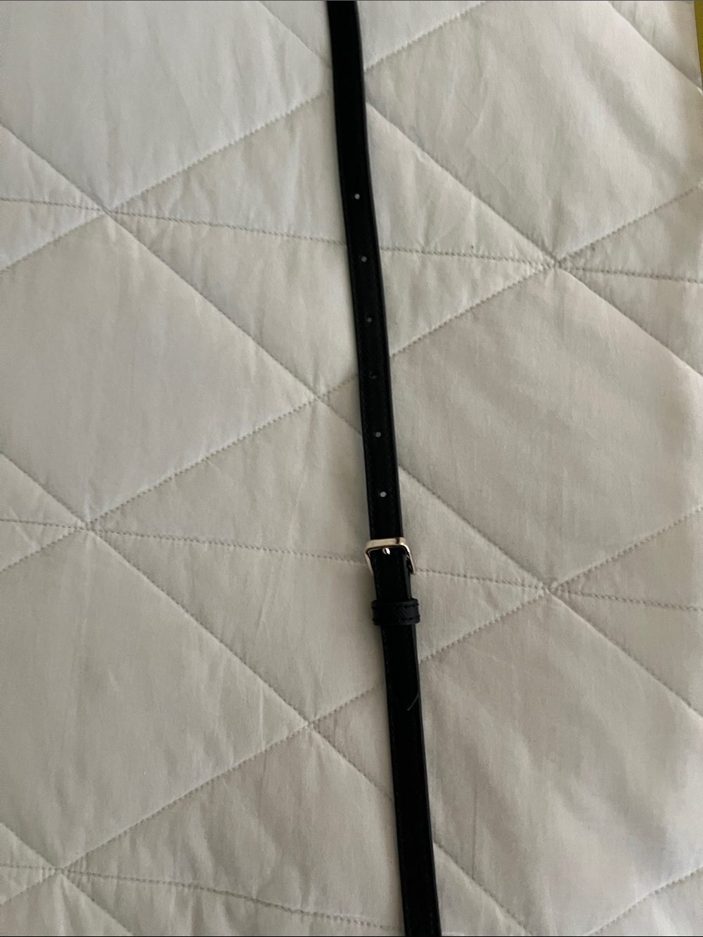 Kate Spade Black Saffiano Leather Gold Hardware Replacement Strap Authentic - Picture 13 of 16